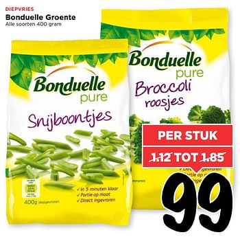 Aanbiedingen Bonduelle groente - Bonduelle - Geldig van 13/08/2017 tot 19/08/2017 bij Vomar