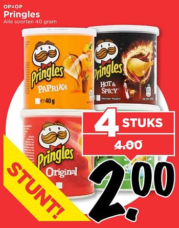 Aanbiedingen Pringles - Pringles - Geldig van 13/08/2017 tot 19/08/2017 bij Vomar