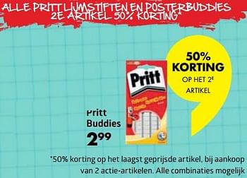 Aanbiedingen Pritt buddies - Pritt - Geldig van 10/08/2017 tot 10/09/2017 bij Bruna