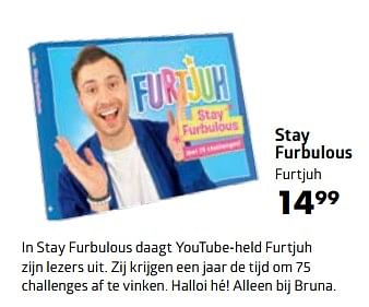 Aanbiedingen Stay furbulous - Huismerk-Bruna - Geldig van 10/08/2017 tot 10/09/2017 bij Bruna