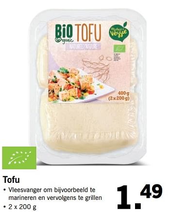 Aanbiedingen Tofu - My Best Veggie - Geldig van 13/08/2017 tot 20/08/2017 bij Lidl