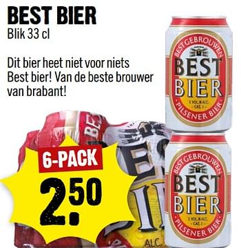 Aanbiedingen Best bier - Bavaria - Geldig van 13/08/2017 tot 19/08/2017 bij Dirk III