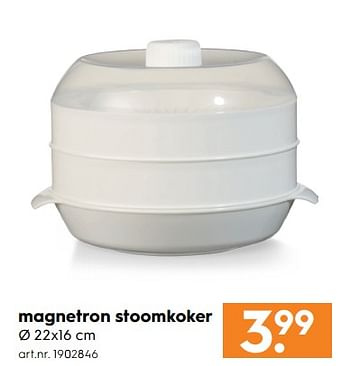 Aanbiedingen Magnetron stoomkoker - Huismerk - Blokker - Geldig van 12/08/2017 tot 23/08/2017 bij Blokker