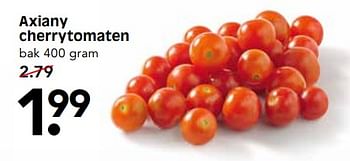 Aanbiedingen Axiany cherrytomaten - Huismerk - Em-té - Geldig van 13/08/2017 tot 19/08/2017 bij Em-té