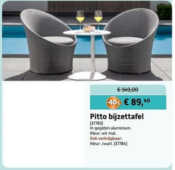 Aanbiedingen Pitto bijzettafel - Bristol - Geldig van 02/08/2017 tot 02/09/2017 bij Overstock