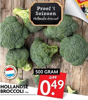 Aanbiedingen Hollandse broccoli - Huismerk - Deka Markt - Geldig van 13/08/2017 tot 19/08/2017 bij Deka Markt