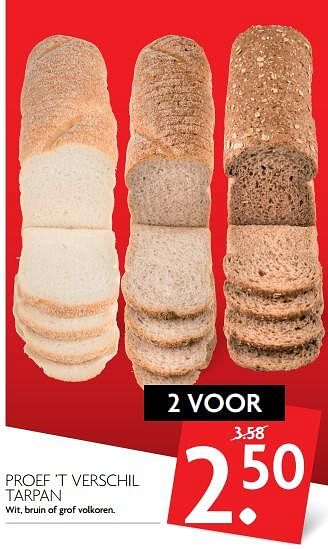 Aanbiedingen Proef `t verschil tarpan - Huismerk - Deka Markt - Geldig van 13/08/2017 tot 19/08/2017 bij Deka Markt