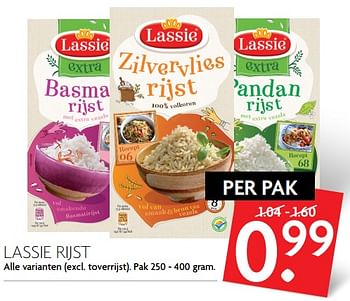 Aanbiedingen Lassie rijst - Lassie - Geldig van 13/08/2017 tot 19/08/2017 bij Deka Markt