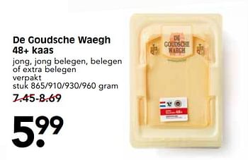 Aanbiedingen De goudsche waegh 48+ kaas - De Goudsche Waegh - Geldig van 13/08/2017 tot 19/08/2017 bij Em-té