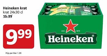 Aanbiedingen Heineken krat - Heineken - Geldig van 14/08/2017 tot 20/08/2017 bij Jan Linders