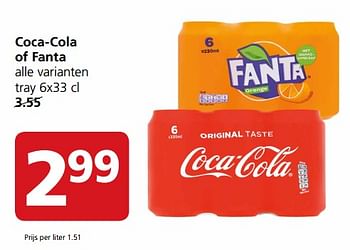 Aanbiedingen Coca-cola of fanta - The Coca Cola Company - Geldig van 14/08/2017 tot 20/08/2017 bij Jan Linders