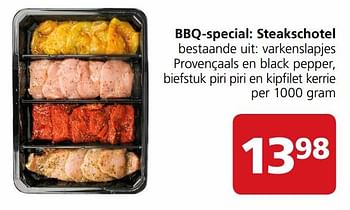Aanbiedingen Bbq-special: steakschotel - Huismerk - Jan Linders - Geldig van 14/08/2017 tot 20/08/2017 bij Jan Linders