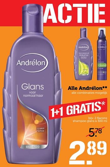 Aanbiedingen Alle andrélon - Andrelon - Geldig van 14/08/2017 tot 20/08/2017 bij Coop