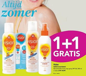 Aanbiedingen Every day spray spf 30 - Vision - Geldig van 14/08/2017 tot 27/08/2017 bij D.I.O. Drogist