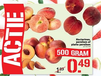 Aanbiedingen Nectarines, perziken of platte perziken - Huismerk - Coop - Geldig van 14/08/2017 tot 20/08/2017 bij Coop