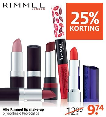 Aanbiedingen Alle rimmel lip make-up - Rimmel - Geldig van 14/08/2017 tot 27/08/2017 bij Etos