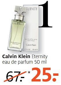 Aanbiedingen Calvin klein eternity eau de parfum - Calvin Klein - Geldig van 14/08/2017 tot 27/08/2017 bij Etos