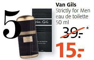 Aanbiedingen Van gils strictly for men eau de toilette - Van Gils - Geldig van 14/08/2017 tot 27/08/2017 bij Etos