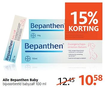 Aanbiedingen Alle bepanthen baby - Bepanthen - Geldig van 14/08/2017 tot 27/08/2017 bij Etos