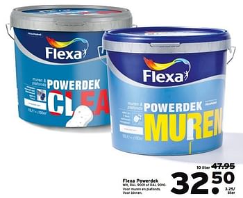 Aanbiedingen Flexa powerdek - Flexa - Geldig van 14/08/2017 tot 27/08/2017 bij Gamma