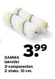 Aanbiedingen Gamma lakroller 2-componenten - Huismerk - Gamma - Geldig van 14/08/2017 tot 27/08/2017 bij Gamma