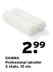 Aanbiedingen Gamma professional lakroller - Huismerk - Gamma - Geldig van 14/08/2017 tot 27/08/2017 bij Gamma