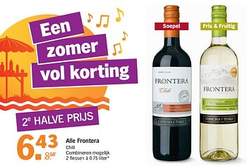 Aanbiedingen Alle frontera - Rode wijnen - Geldig van 14/08/2017 tot 20/08/2017 bij Albert Heijn