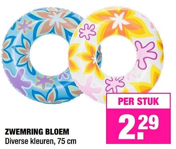 Aanbiedingen Zwemring bloem - Huismerk - Big Bazar - Geldig van 14/08/2017 tot 27/08/2017 bij Big Bazar