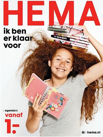 Aanbiedingen Agenda`s - Huismerk - Hema - Geldig van 14/08/2017 tot 27/08/2017 bij Hema