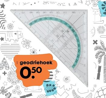 Aanbiedingen Geodriehoek - Huismerk - Hema - Geldig van 14/08/2017 tot 27/08/2017 bij Hema