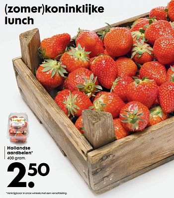 Aanbiedingen Hollandse aardbeien - Huismerk - Hema - Geldig van 14/08/2017 tot 27/08/2017 bij Hema