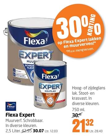 Aanbiedingen Flexa expert - Flexa - Geldig van 14/08/2017 tot 27/08/2017 bij Formido