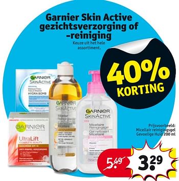 Aanbiedingen Micellair reinigingsgel gevoelige huid - Garnier - Geldig van 15/08/2017 tot 20/08/2017 bij Kruidvat