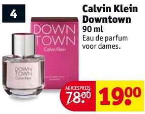 Aanbiedingen Calvin klein downtown - Calvin Klein - Geldig van 15/08/2017 tot 20/08/2017 bij Kruidvat