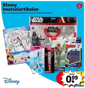Aanbiedingen Disney knutselartikelen - Disney - Geldig van 15/08/2017 tot 20/08/2017 bij Kruidvat