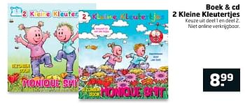 Aanbiedingen Boek + cd 2 kleine kleutertjes - Huismerk - Trekpleister - Geldig van 15/08/2017 tot 20/08/2017 bij Trekpleister