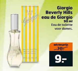 Aanbiedingen Giorgio beverly hills eau de giorgio - Giorgio - Geldig van 15/08/2017 tot 20/08/2017 bij Trekpleister