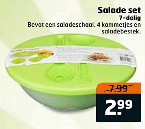 Aanbiedingen Salade set - Huismerk - Trekpleister - Geldig van 15/08/2017 tot 20/08/2017 bij Trekpleister