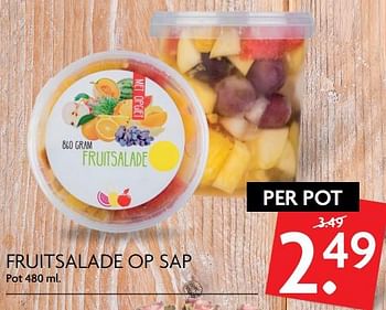 Aanbiedingen Fruitsalade op sap - Huismerk - Deka Markt - Geldig van 17/08/2017 tot 20/08/2017 bij Deka Markt