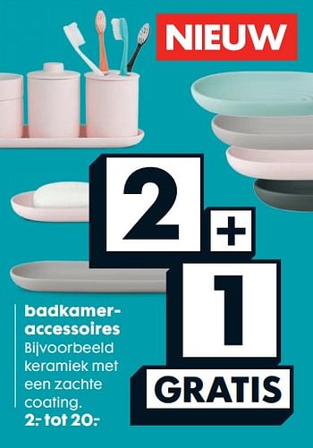 Aanbiedingen Badkameraccessoires - Huismerk - Hema - Geldig van 28/08/2017 tot 10/09/2017 bij Hema