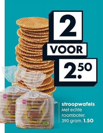 Aanbiedingen Stroopwafels - Huismerk - Hema - Geldig van 28/08/2017 tot 10/09/2017 bij Hema
