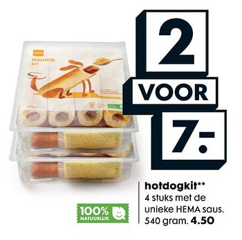 Aanbiedingen Hotdogkit - Huismerk - Hema - Geldig van 28/08/2017 tot 10/09/2017 bij Hema