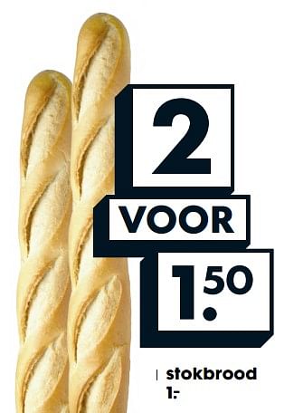Aanbiedingen Stokbrood - Huismerk - Hema - Geldig van 28/08/2017 tot 10/09/2017 bij Hema