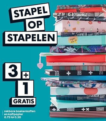 Aanbiedingen Rekbare boekenkaften en kaftpapier - Huismerk - Hema - Geldig van 28/08/2017 tot 10/09/2017 bij Hema