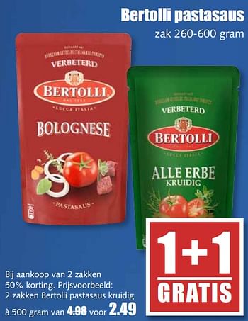 Aanbiedingen Bertolli pastasaus - Bertolli - Geldig van 14/08/2017 tot 19/08/2017 bij MCD Supermarkten