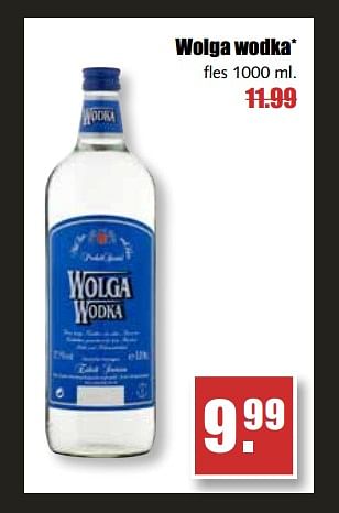 Aanbiedingen Wolga wodka - Wolga - Geldig van 14/08/2017 tot 19/08/2017 bij MCD Supermarkten