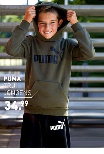 Aanbiedingen Puma trui jongens - Puma - Geldig van 13/08/2017 tot 27/08/2017 bij Perry Sport