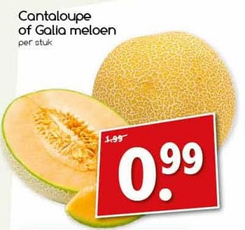 Aanbiedingen Cantaloupe of galio meloen - Huismerk - Agrimarkt - Geldig van 14/08/2017 tot 19/08/2017 bij Agrimarkt