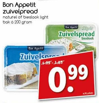 Aanbiedingen Bon appetit zuivelpread - Bon Appetit - Geldig van 14/08/2017 tot 19/08/2017 bij Agrimarkt