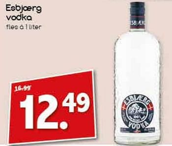 Aanbiedingen Esbjaerg vodka - Esbjaerg - Geldig van 14/08/2017 tot 19/08/2017 bij Agrimarkt